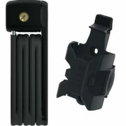 ABUS BORDO Lite 6055K/60 Faltschloss 60cm Schwarz Mit Halter - Level 7