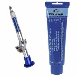 EXUSTAR Lagerfett PTFE + M-Wave Dosierspritze Fettpresse Universalfett Fettspritze