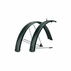 SKS BLUEMELS 75 U LONG Set Schutzblech-Set VR+HR 27,5" / 28" / 29'' Schwarz Matt