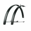 SKS EDGE AL 46 Schutzblech-Set VR+HR 28'' Aluminium Schwarz Matt