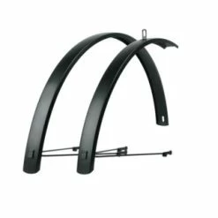 SKS EDGE AL 46 Schutzblech-Set VR+HR 28'' Aluminium Schwarz Matt
